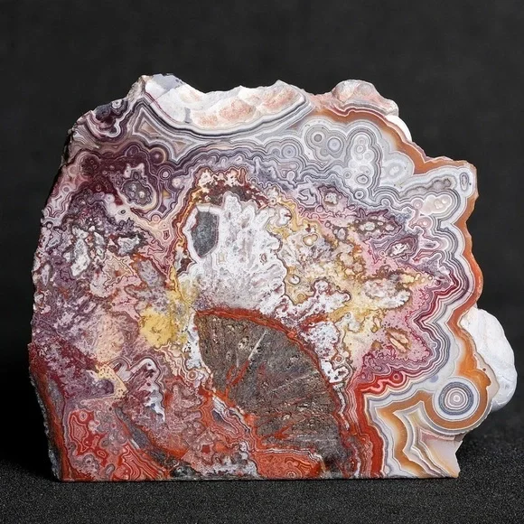 LAGUNA Lace Agate 925 Silver Crystal Ring - Picture 6 of 6